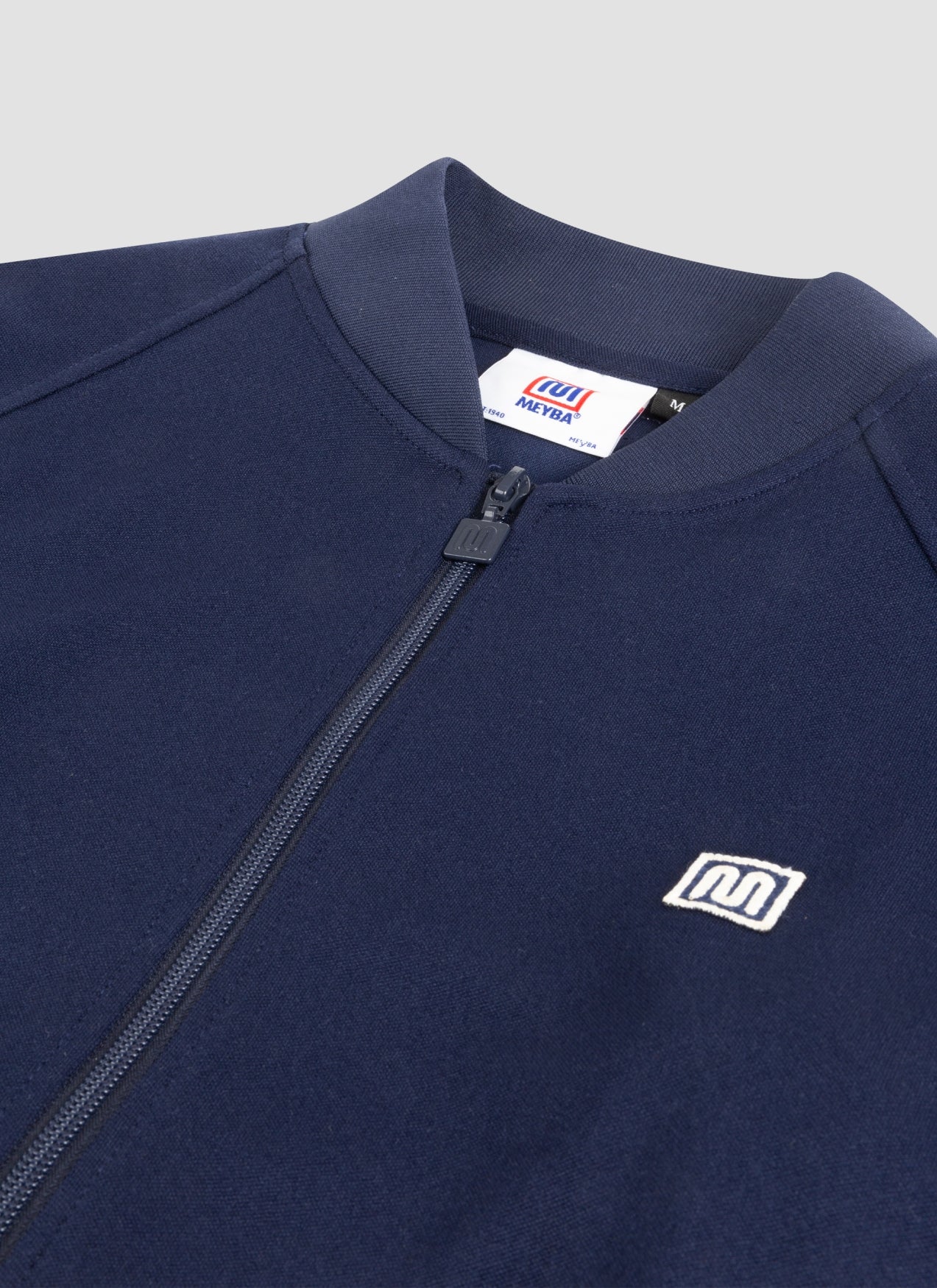 MEYBA Tape Track Jacket | Navy/White