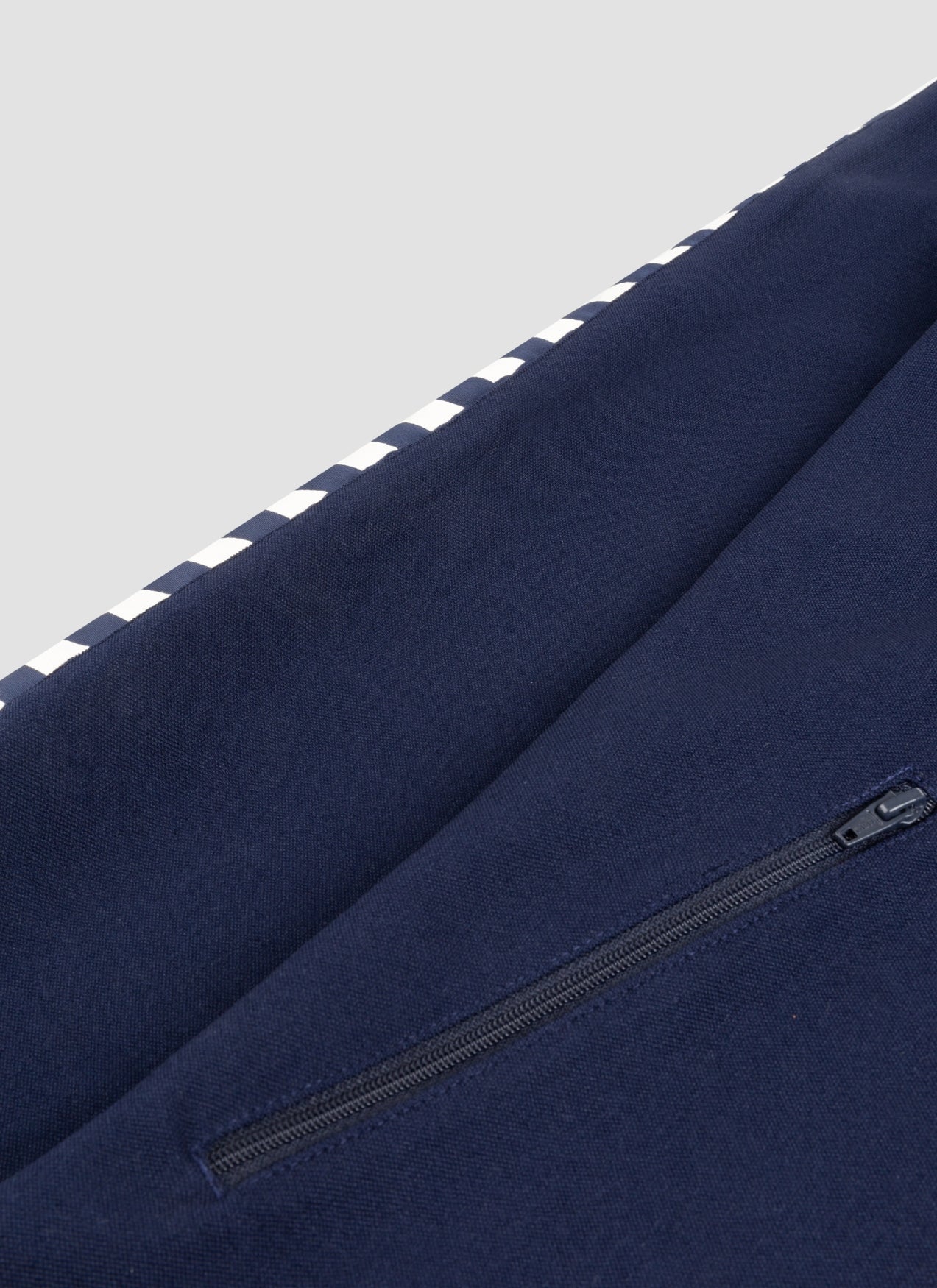 MEYBA Tape Track Jacket | Navy/White