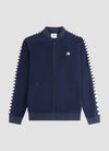 MEYBA Tape Track Jacket | Navy/White