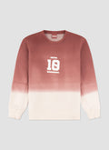 MEYBA 10 Dip Dye Sweat | Pink/White