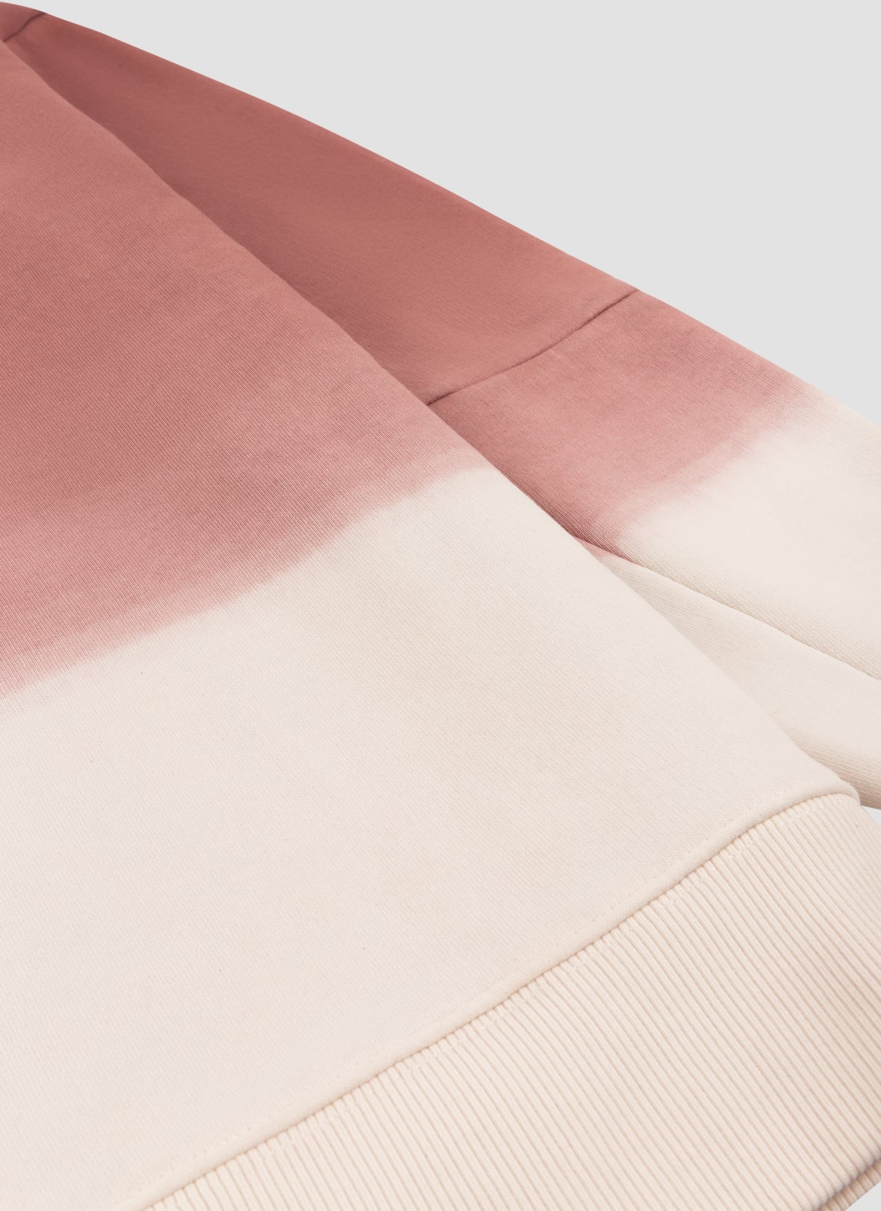 MEYBA 10 Dip Dye Sweat | Pink/White