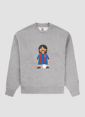MEYBA x Stanley Chow Bar Home Crew Sweat | Grey Marl