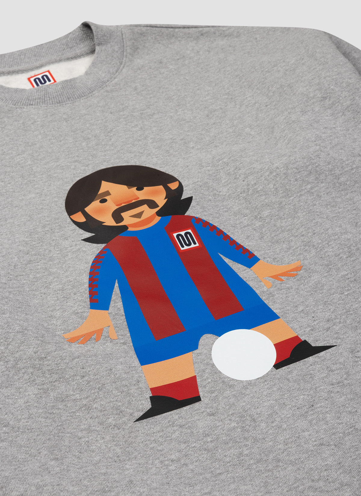 MEYBA x Stanley Chow Bar Home Crew Sweat | Grey Marl