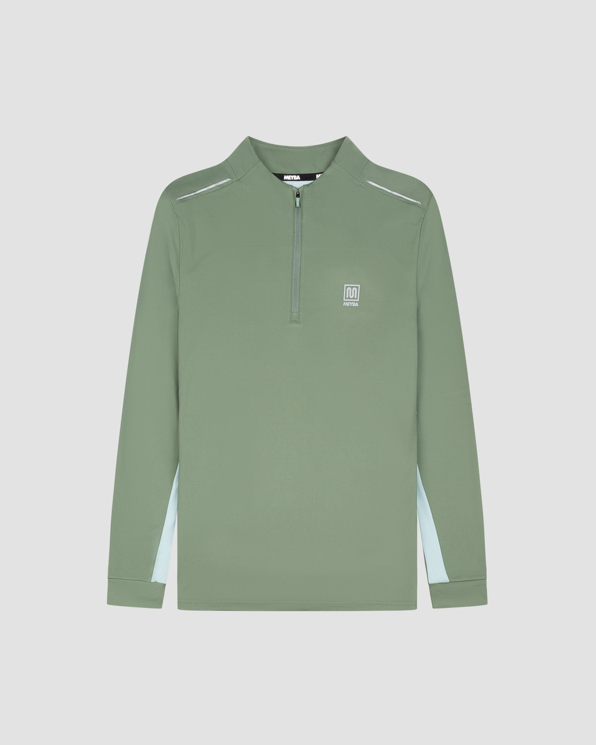 MEYBA Amertrine 1/4 Zip Track Top | Khaki/Sage