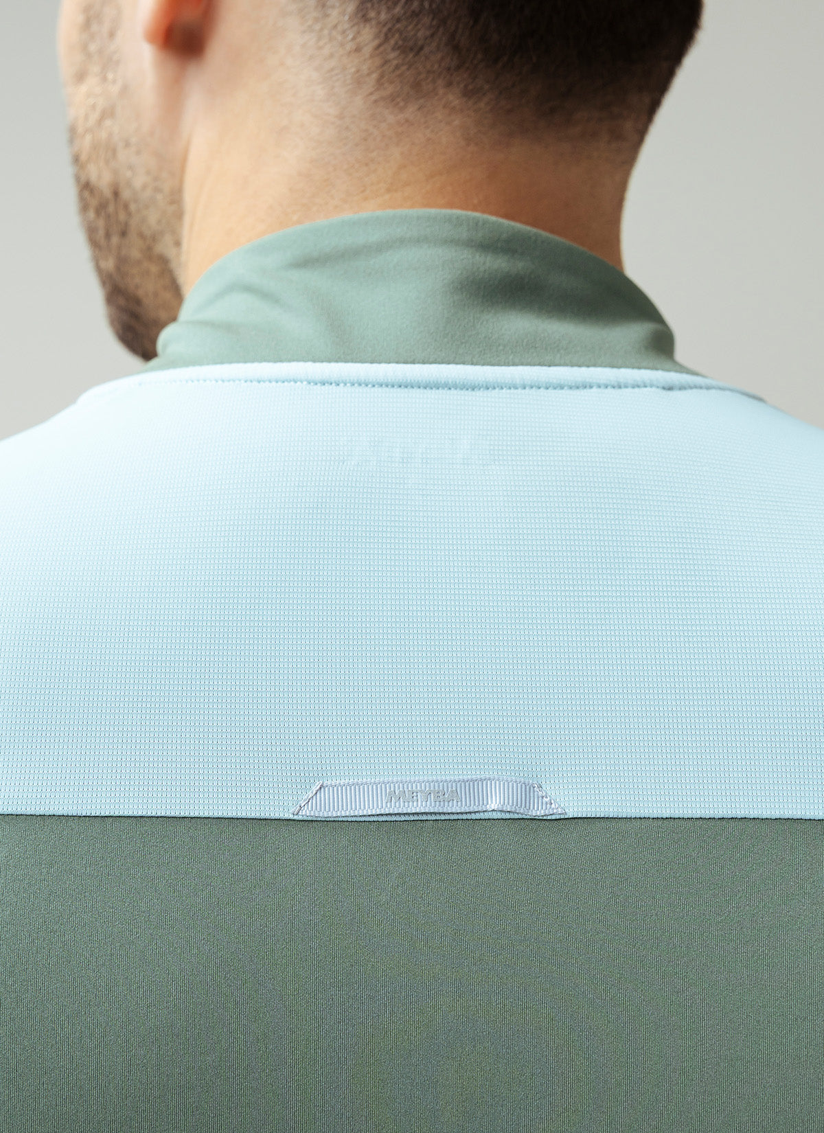 MEYBA Amertrine 1/4 Zip Track Top | Khaki/Sage