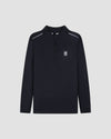 MEYBA Amertrine 1/4 Zip Track Top | Black