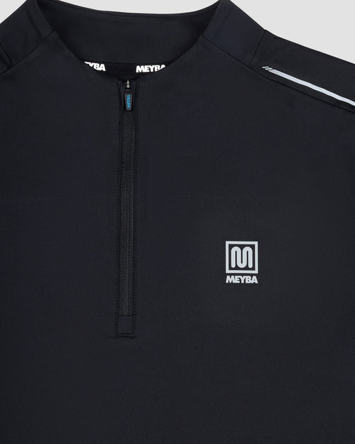 MEYBA Amertrine 1/4 Zip Trainingsvest | Zwart