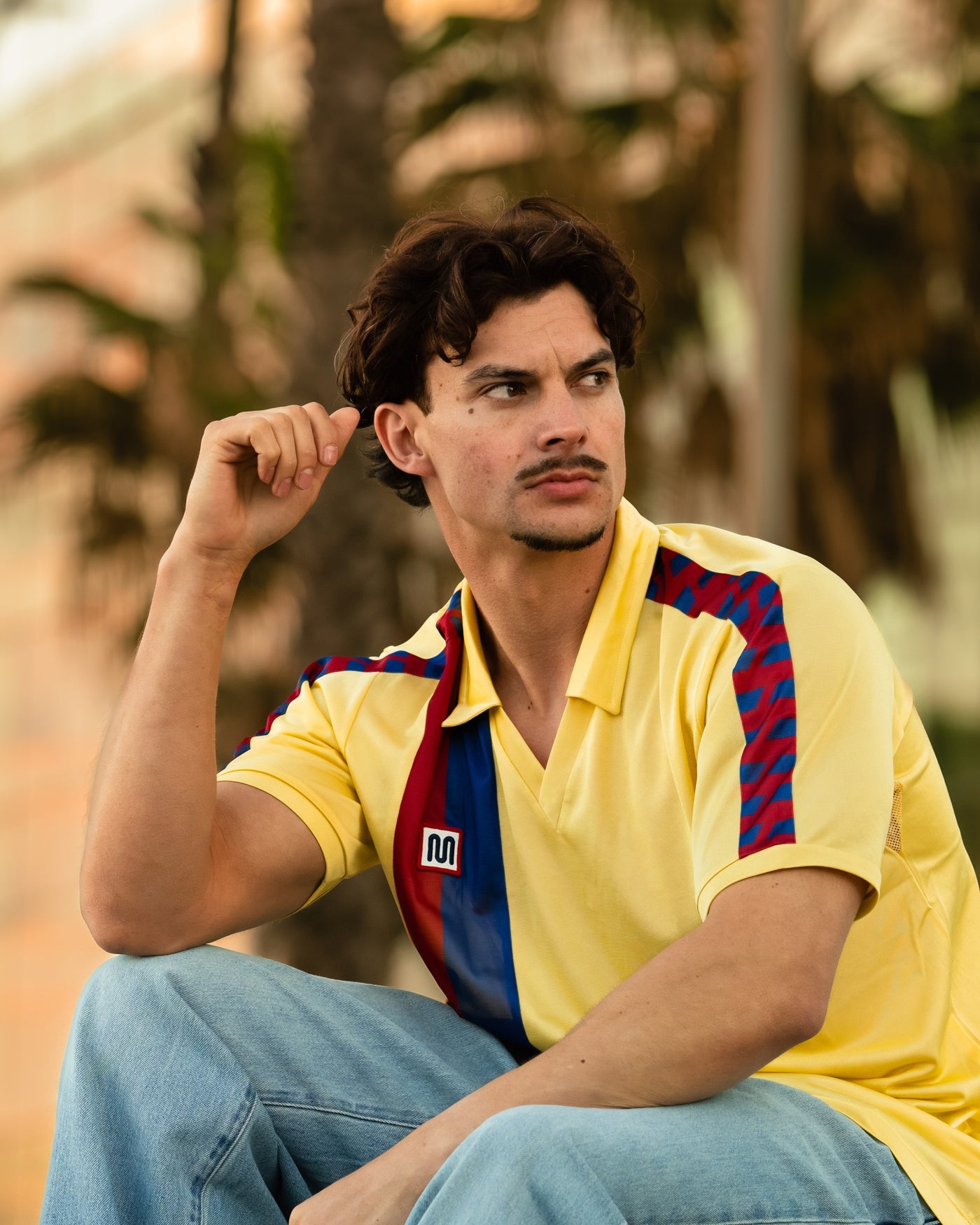 Blaugrana Camiseta Visitante 81-85 | Amarilla