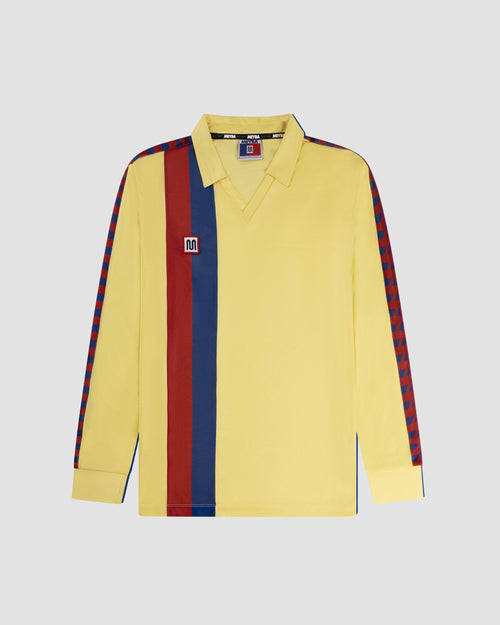 Camiseta de Visitante Blaugrana 1981-85 MANGA LARGA | Amarilla