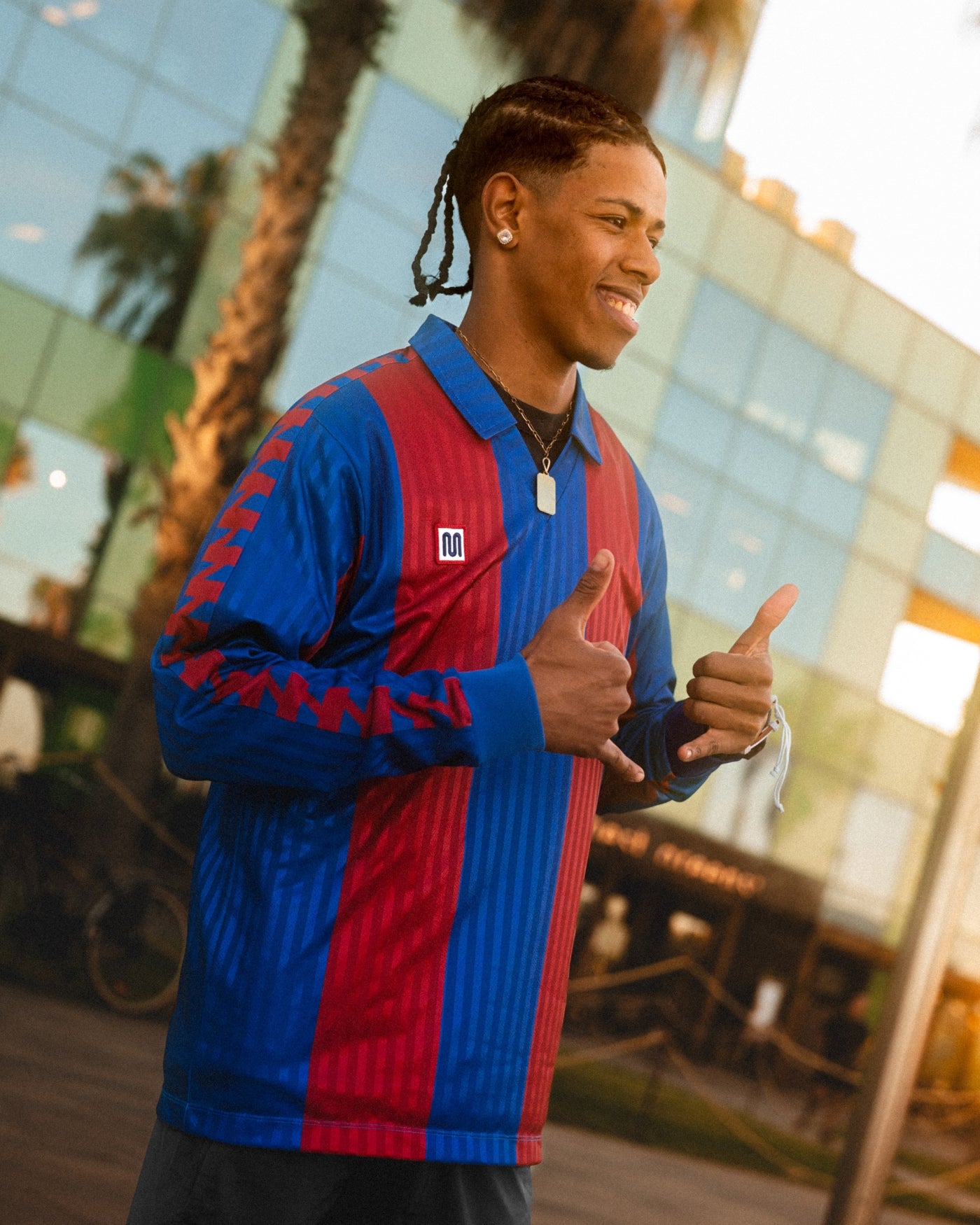 Blaugrana Home 89-91 Jersey Long Sleeve | Navy