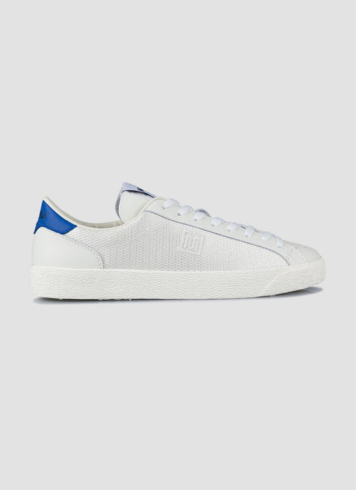 FUORI - Leather / Mesh | Off White/Blue