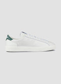 FUORI - Cuero / Malla | Blanco roto/Verde