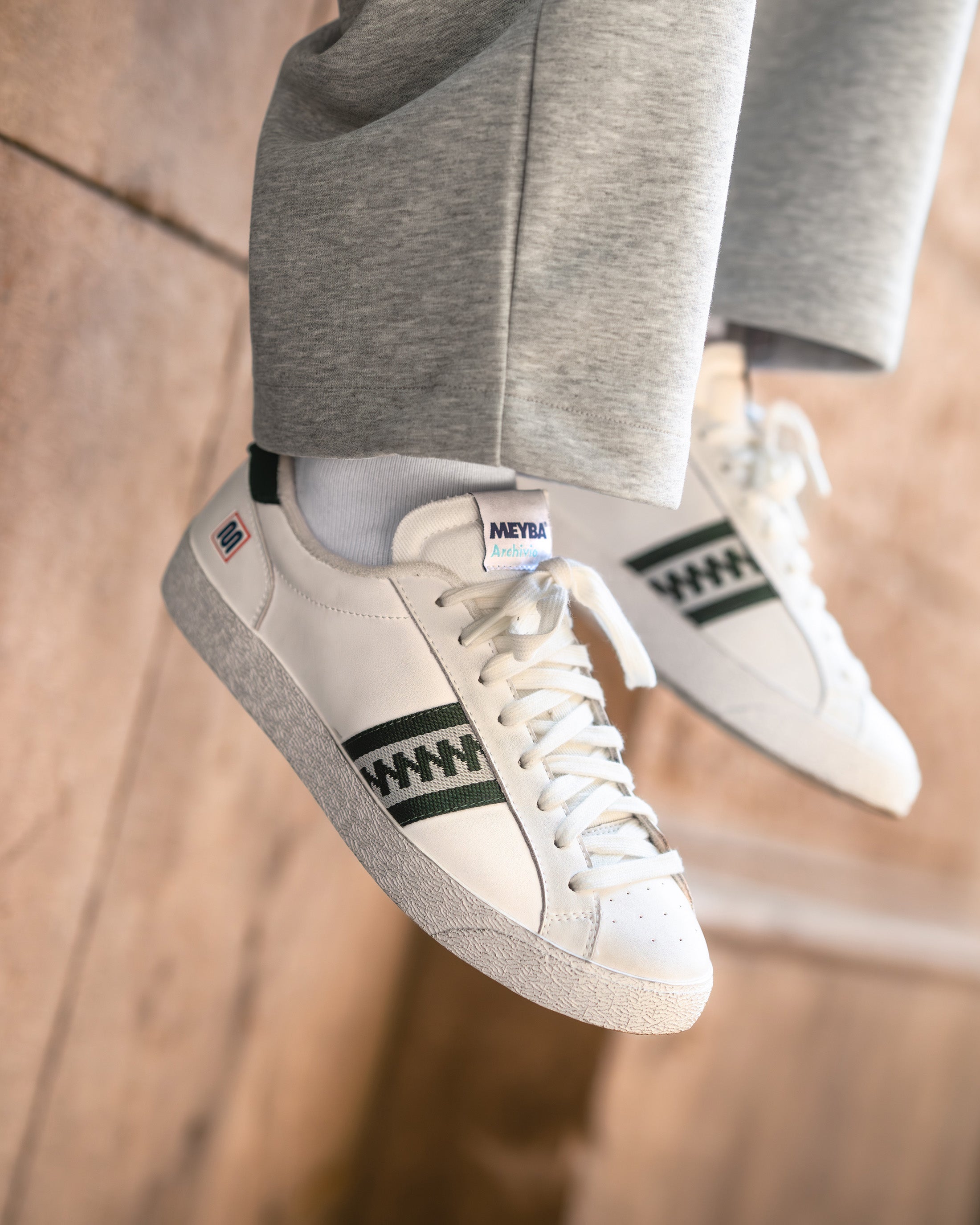 Archivio - Micro Leather | White/Green