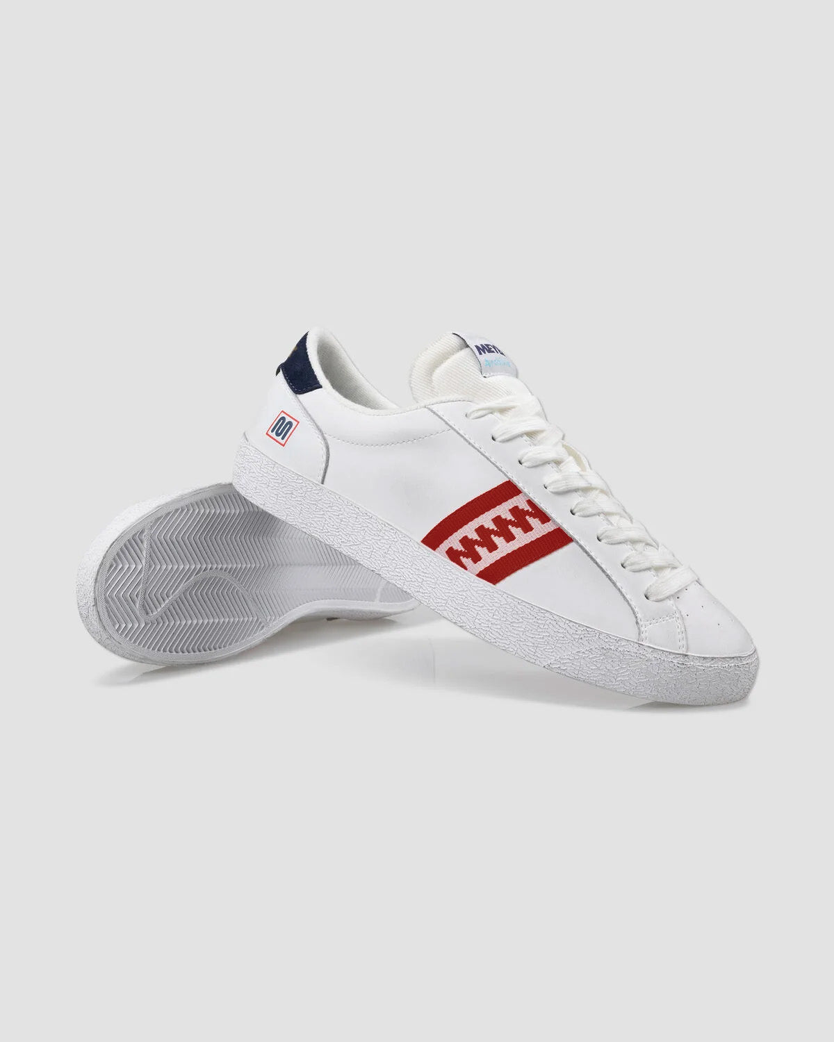Archivio - Micro Leather | White/Red