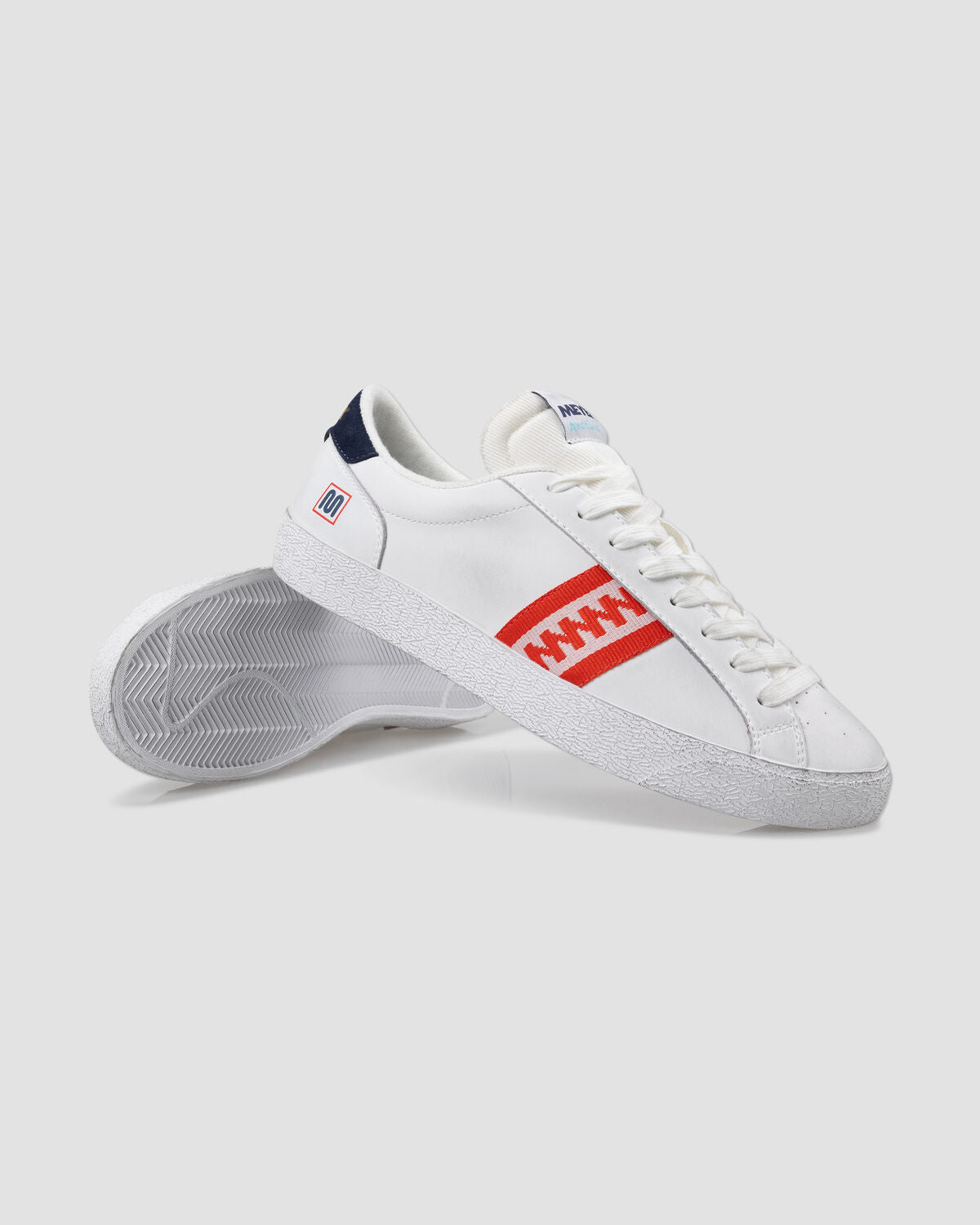 Archivio - Micro Leather | White/Red