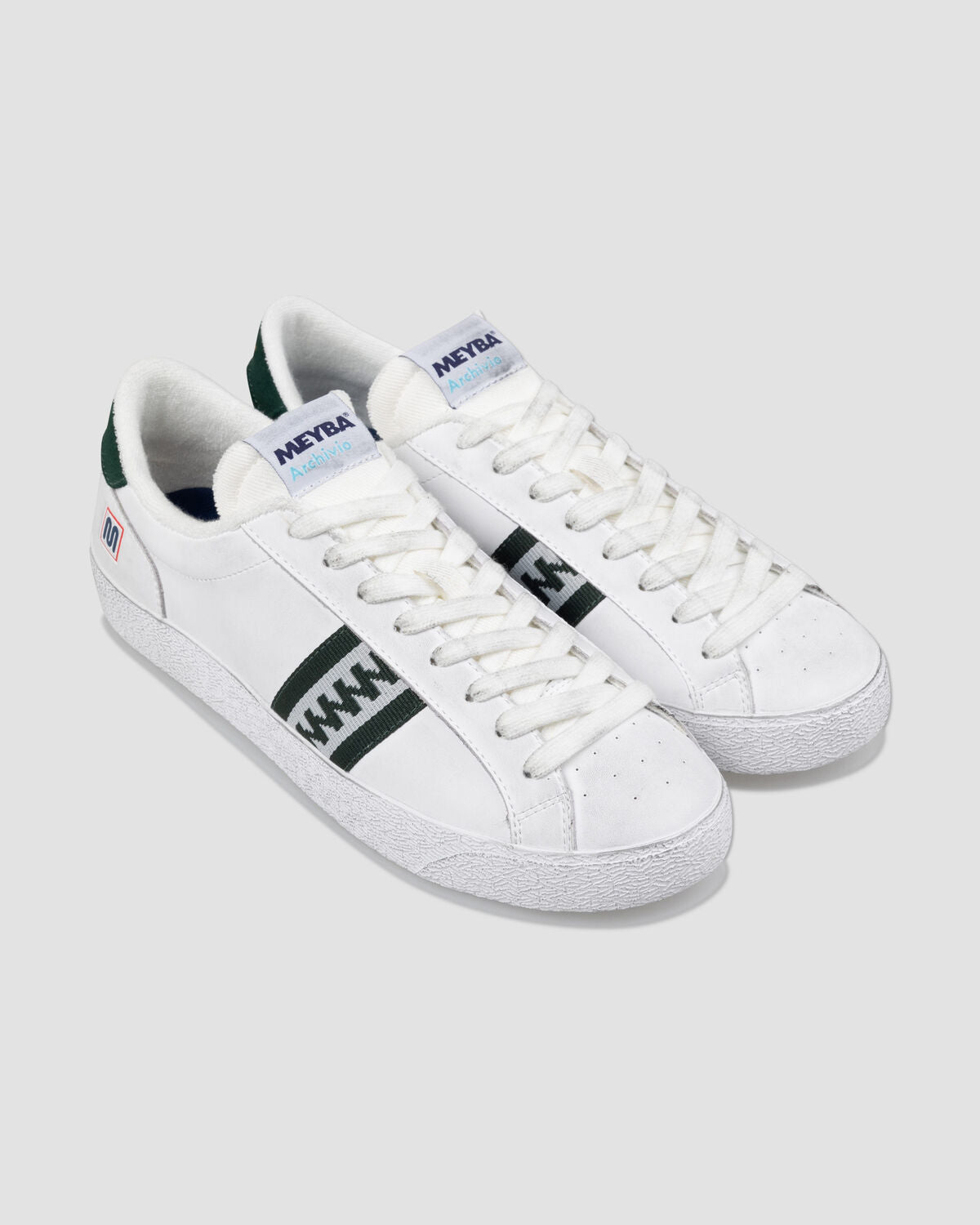 Archivio - Micro Leather | Wit / Groen