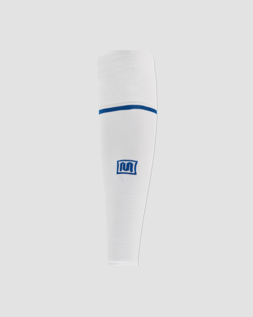 MEYBA Footless Football Sock | White/Blue