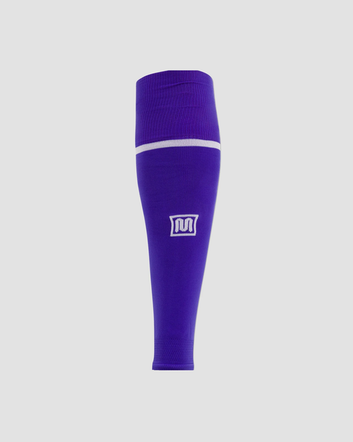 MEYBA Footless Football Sock | Purple/White