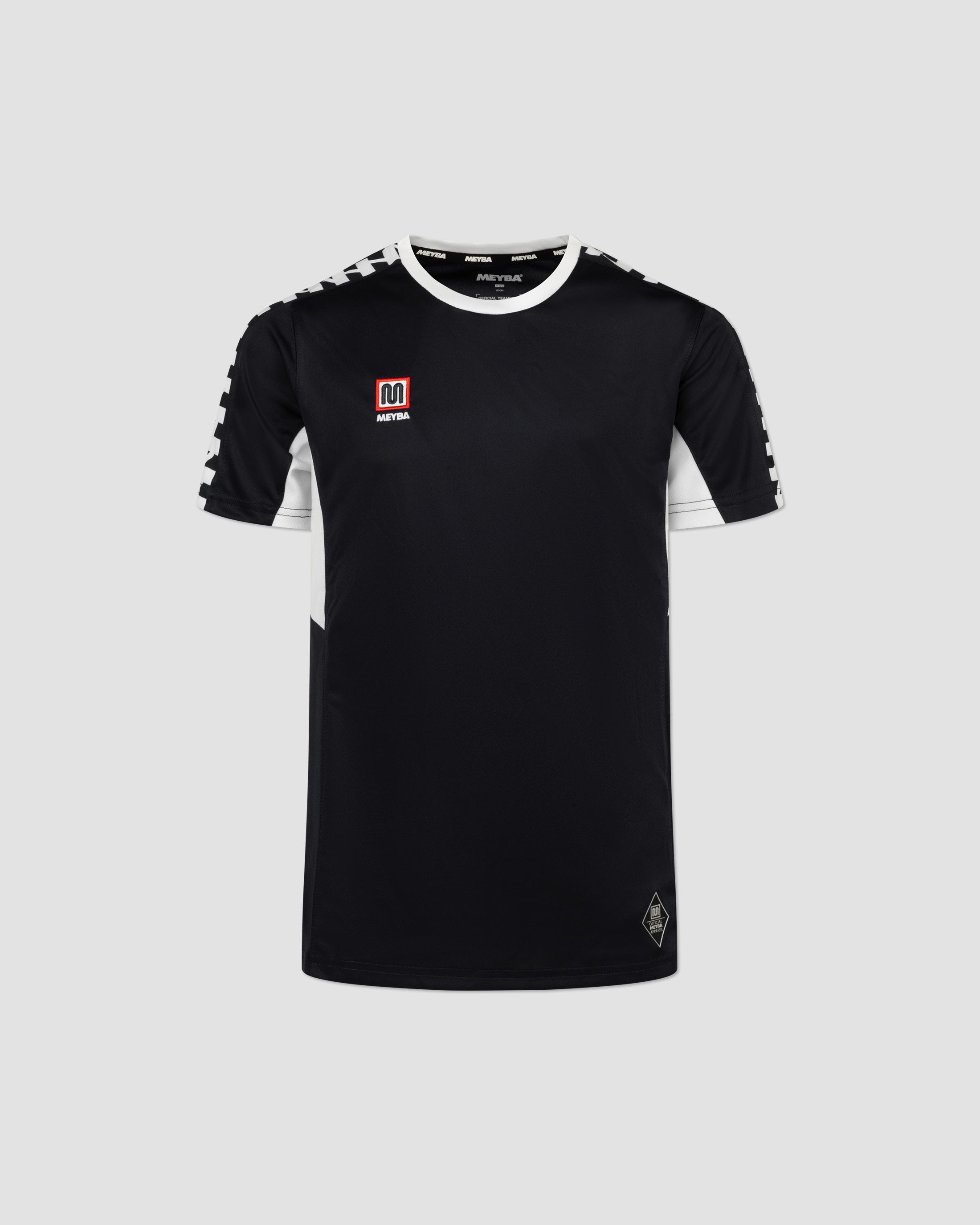 MEYBA Motion Jersey Cuello Redondo | Negro