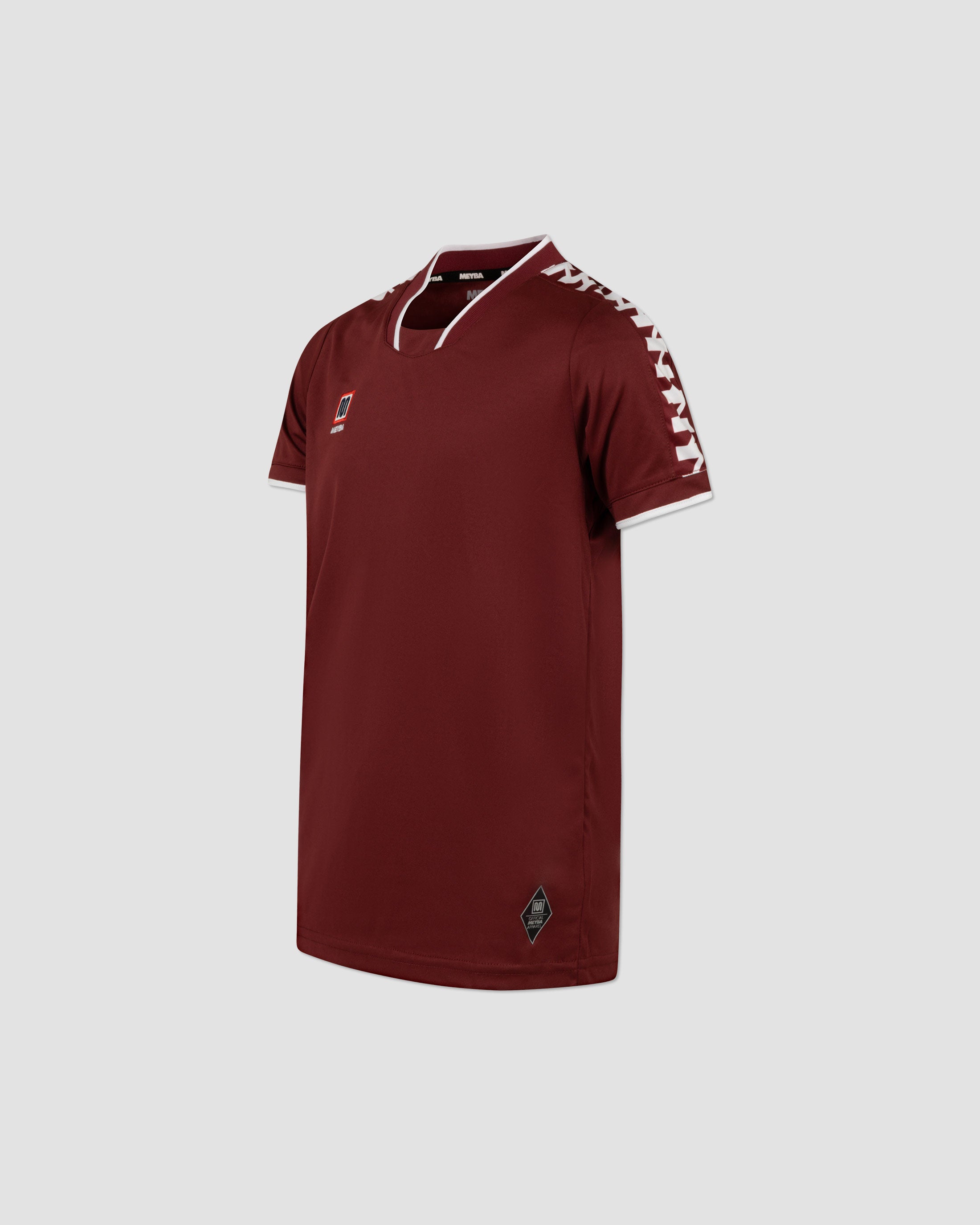 MEYBA Youth Alpha Matchday Jersey | Claret/White