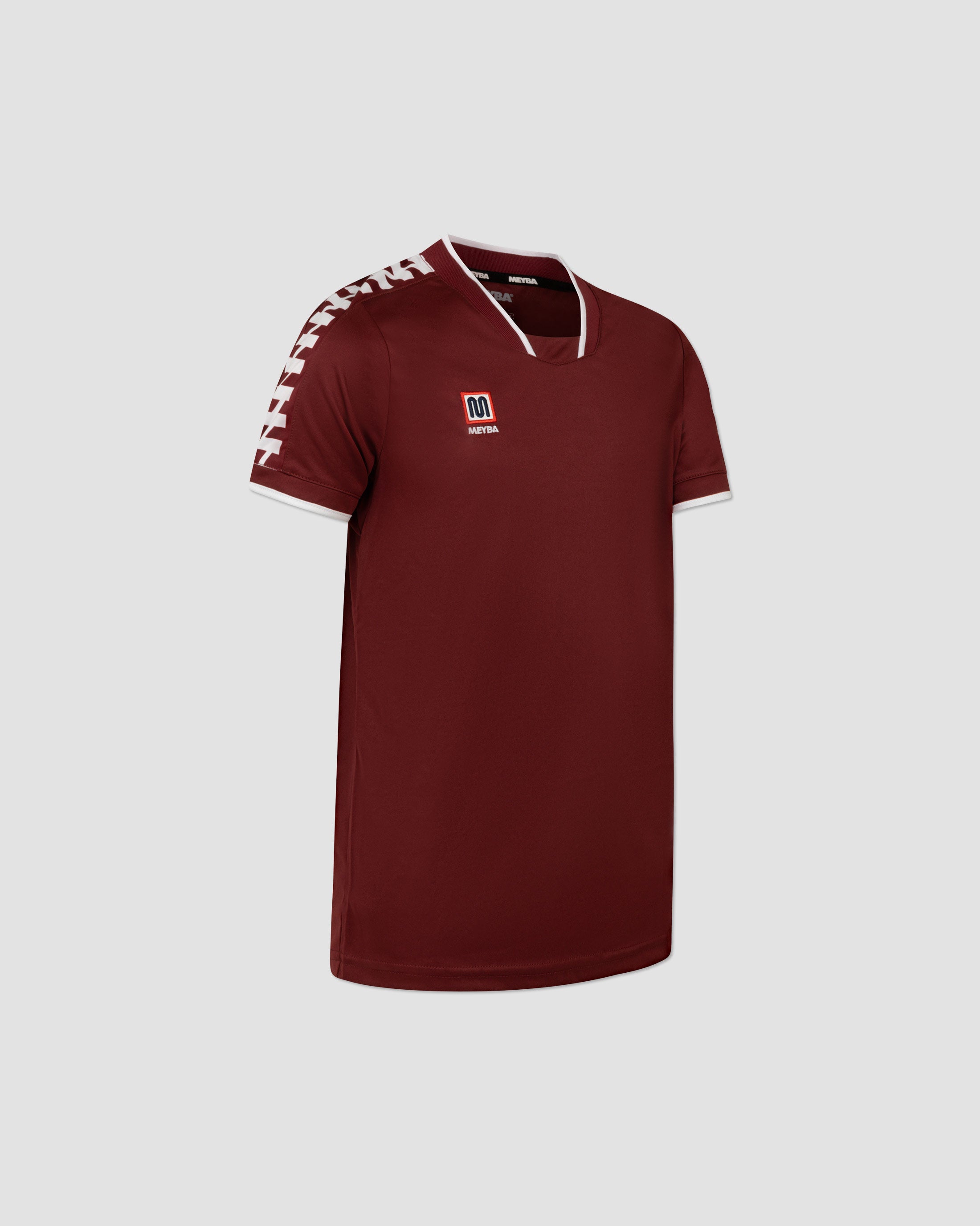 MEYBA Youth Alpha Matchday Jersey | Claret/White
