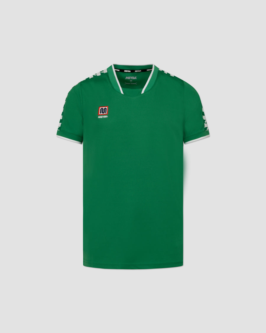 MEYBA Youth Alpha Matchday Jersey | Jolly Green/White