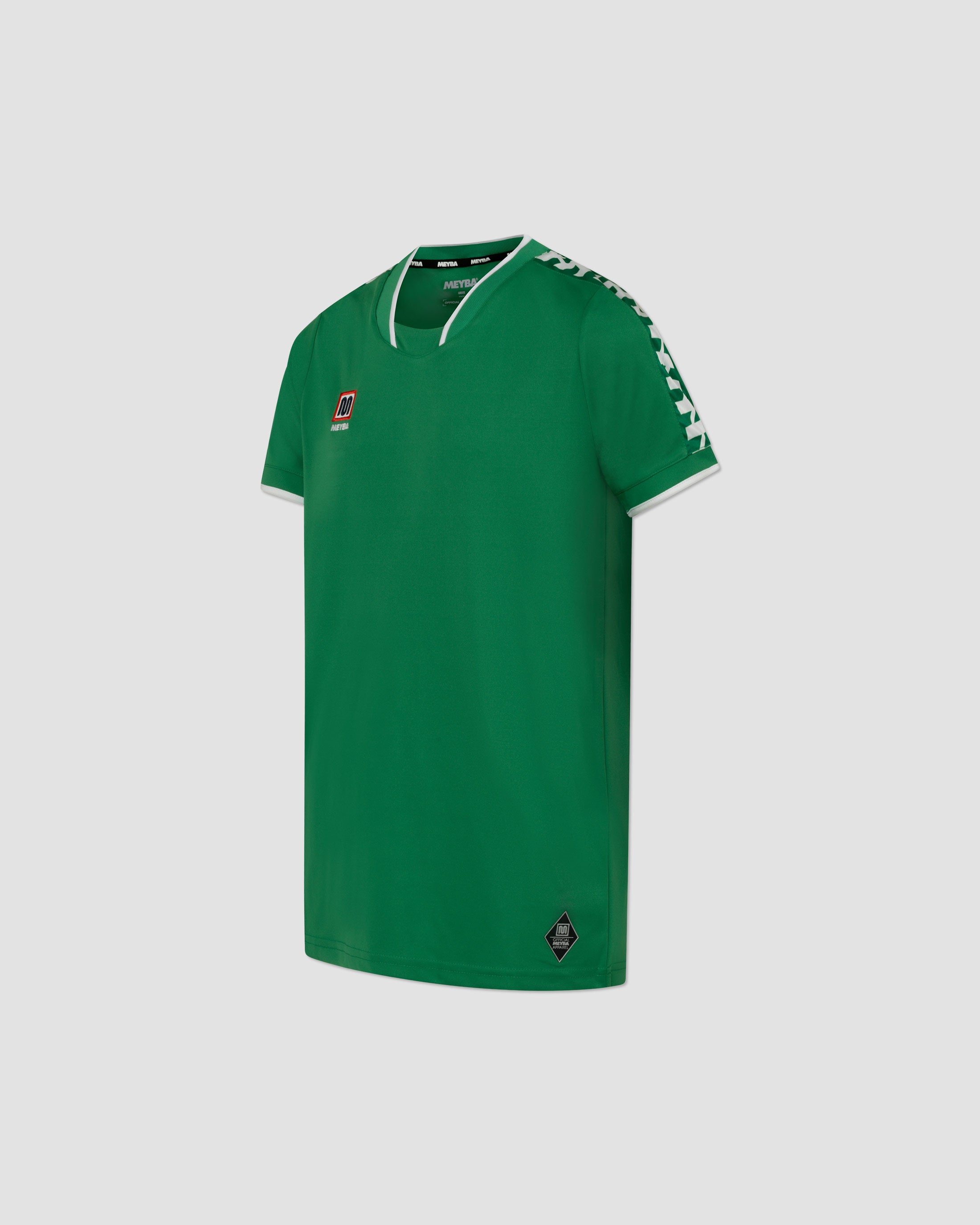 MEYBA Camiseta de juego Alpha para jóvenes | Verde Brillante/Blanco