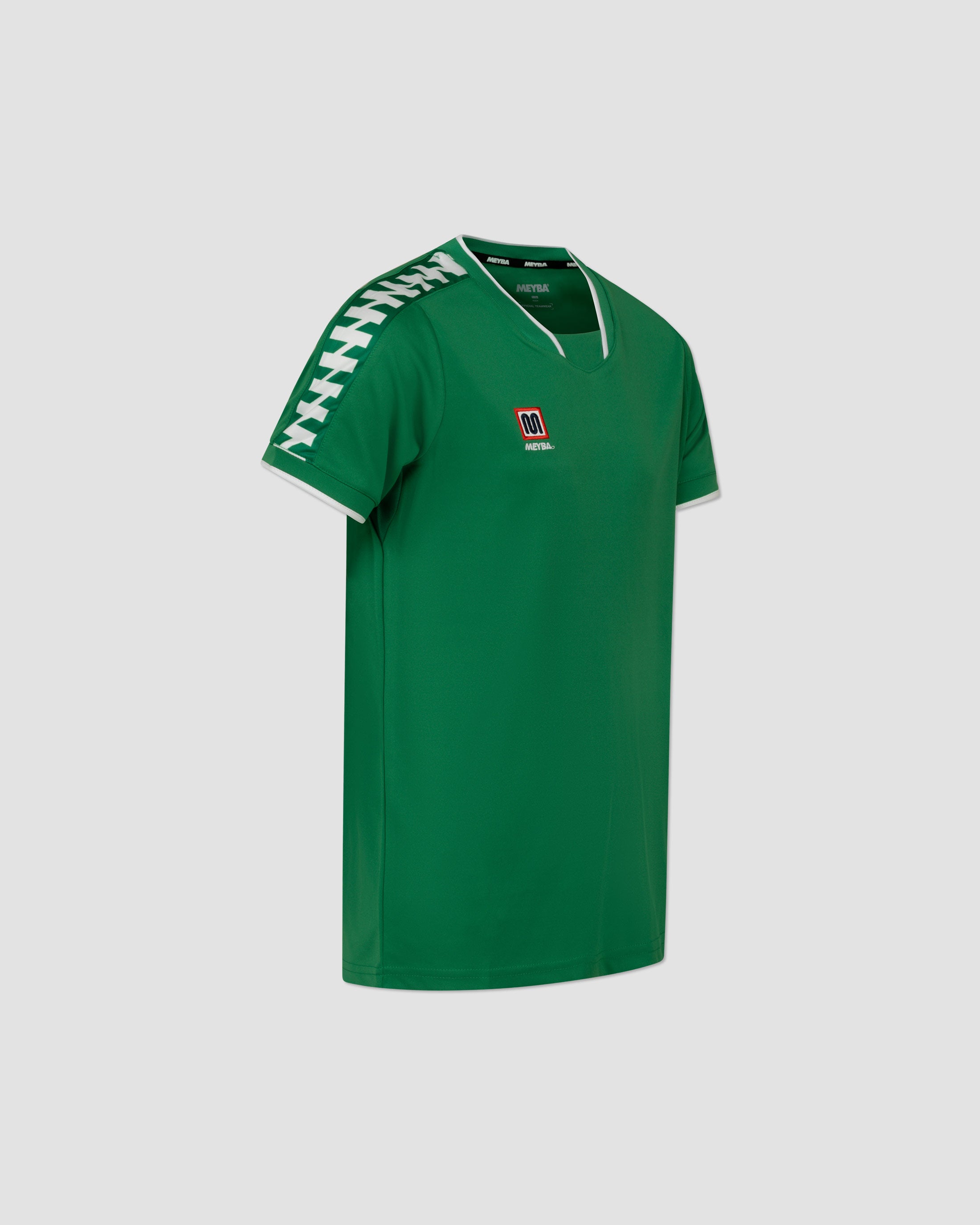MEYBA Camiseta de juego Alpha para jóvenes | Verde Brillante/Blanco