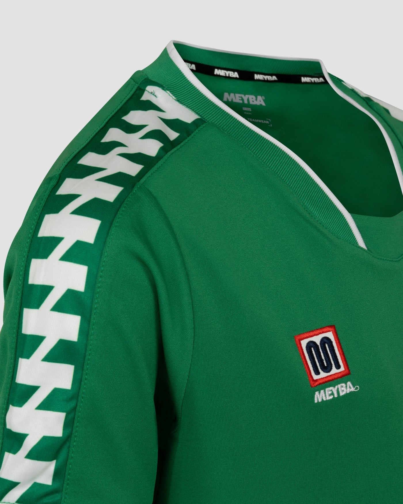 MEYBA Camiseta de juego Alpha para jóvenes | Verde Brillante/Blanco