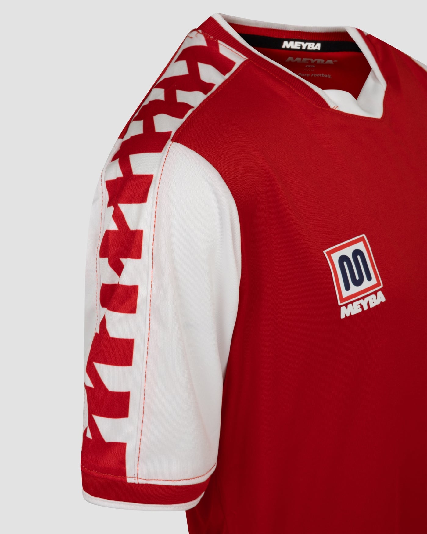 MEYBA Jeugd Alpha Contrast Voetbalshirt | Rood