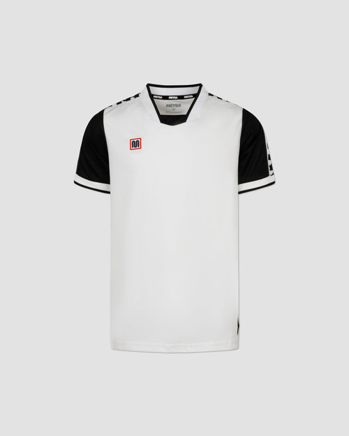 MEYBA Youth Alpha Contrast Jersey | White/Black