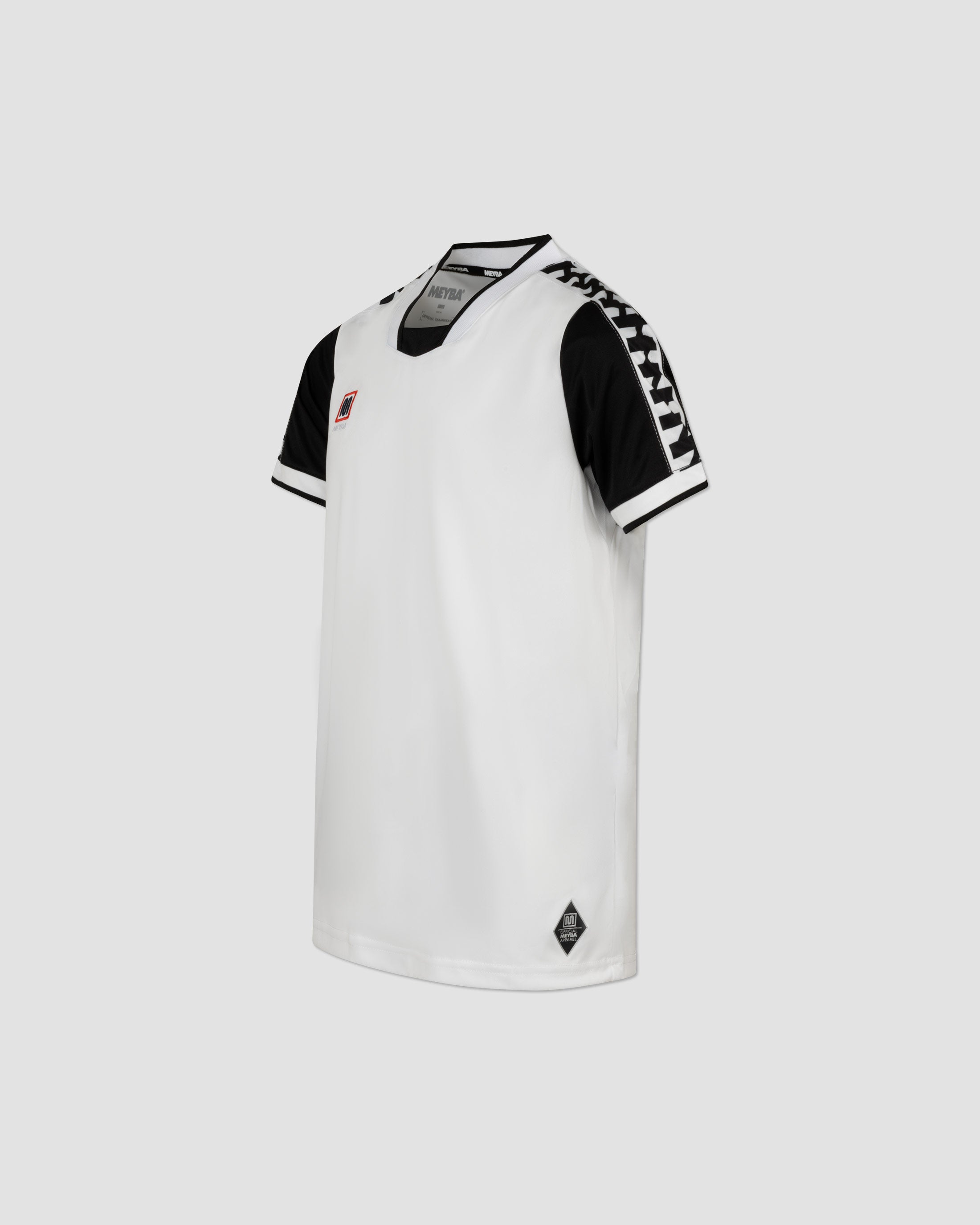 MEYBA Youth Alpha Contrast Jersey | White/Black