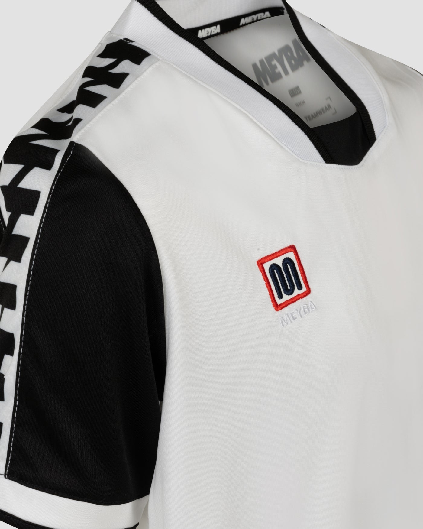 MEYBA Youth Alpha Contrast Jersey | White/Black