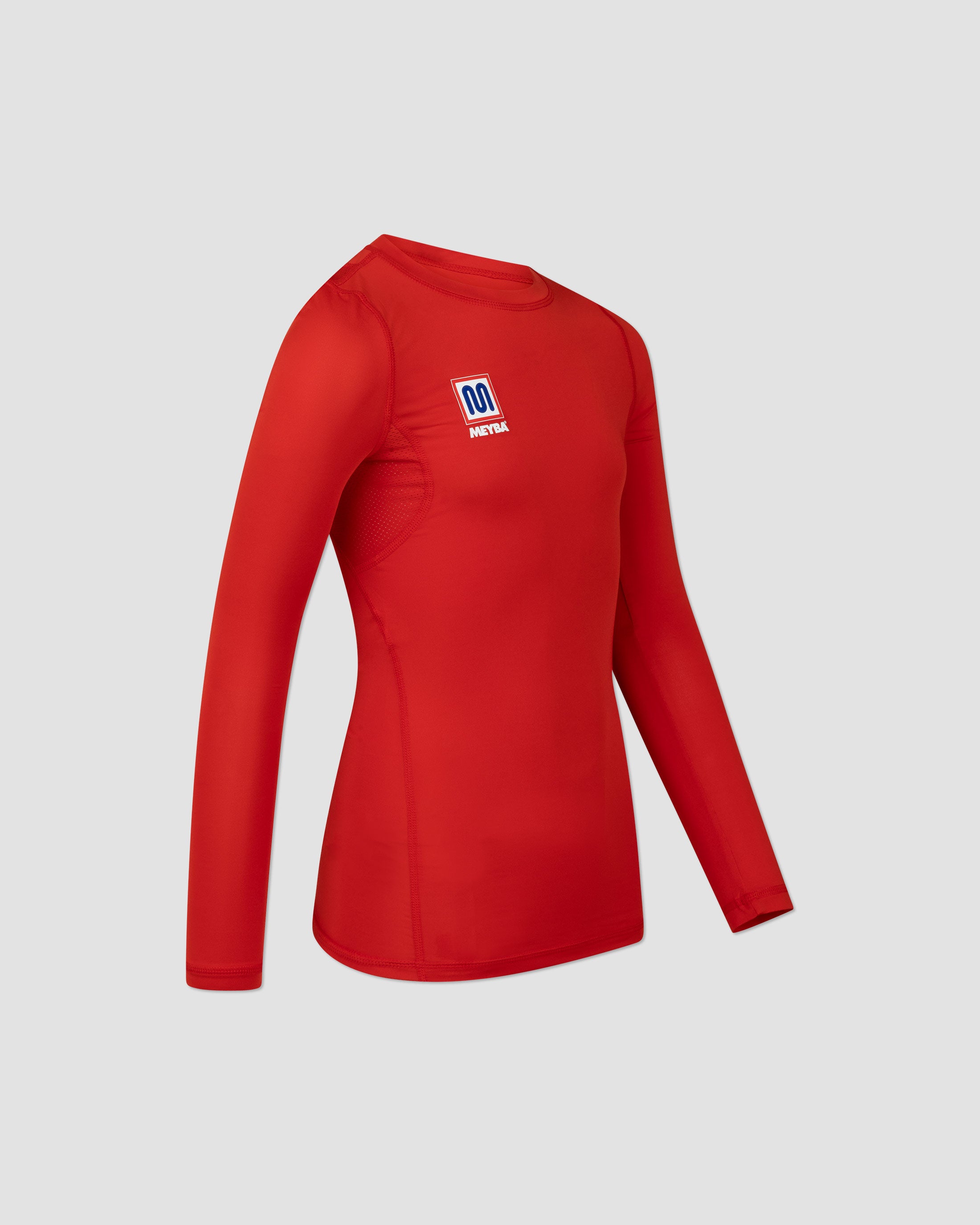 MEYBA Youth Long Sleeve Base Layer | Red