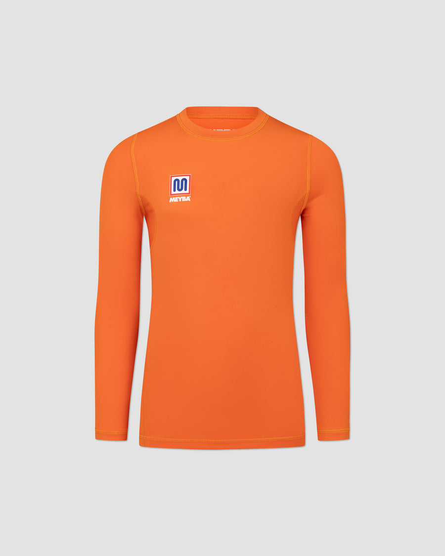 MEYBA Youth Long Sleeve Base Layer | Orange