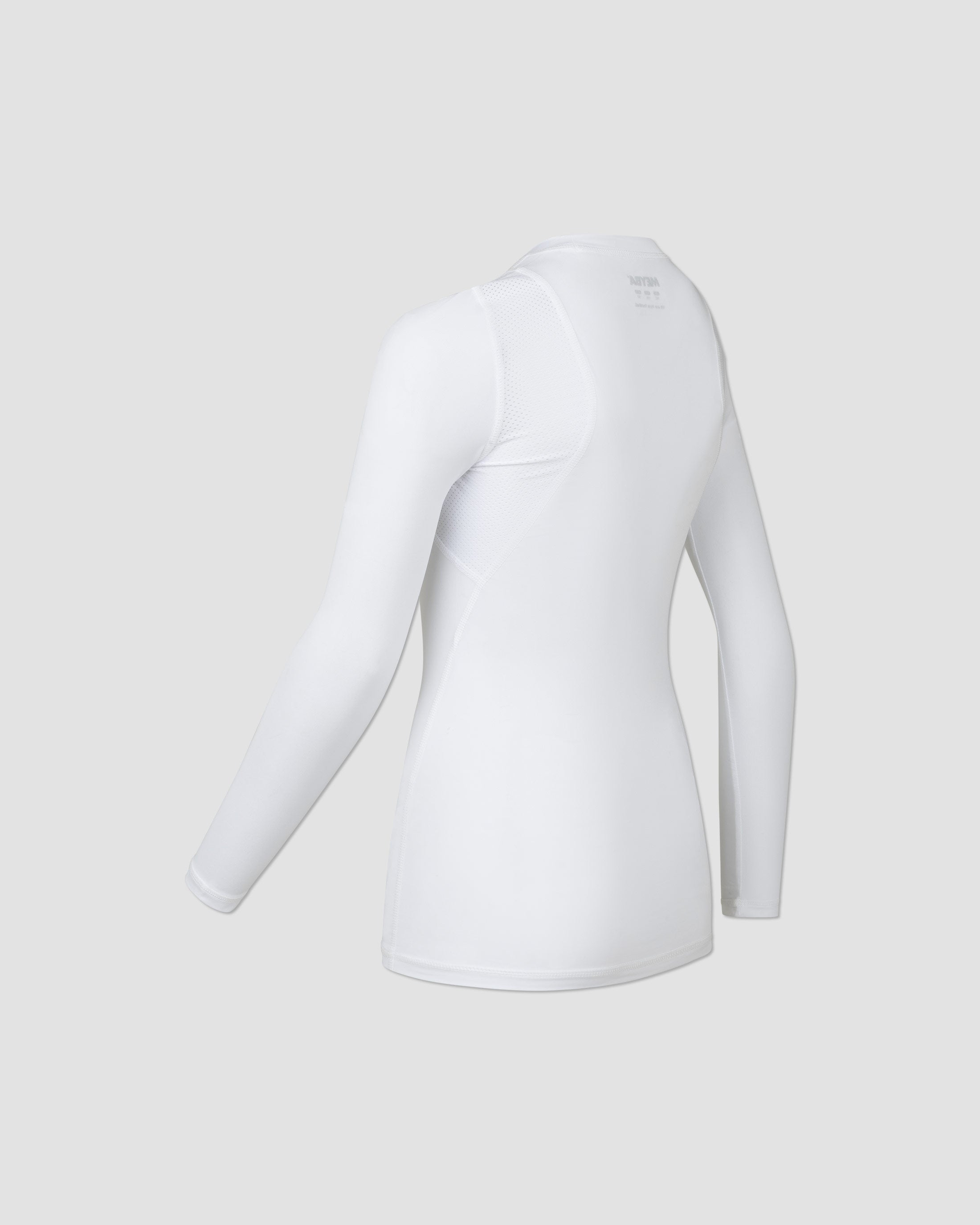 MEYBA Youth Long Sleeve Base Layer | White