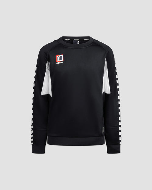 Sudadera Cuello Redondo MEYBA Youth Motion | Negra