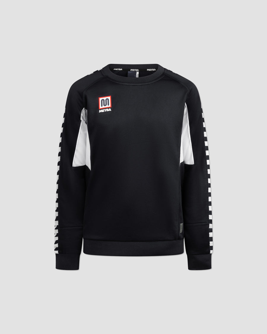 MEYBA Youth Motion Crew Sweat | Zwart