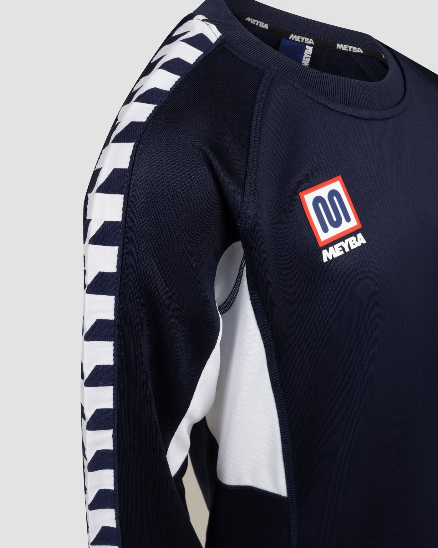 MEYBA Sudadera Joven Motion Cuello Redondo | Azul Marino