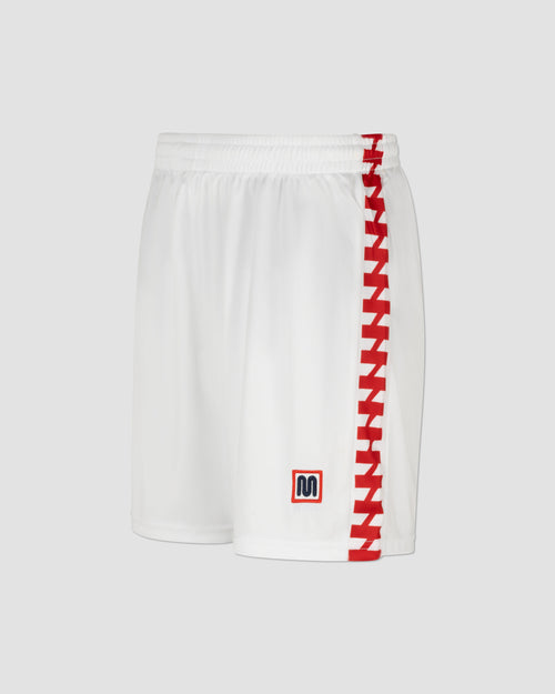 MEYBA Jeugd Alpha Wedstrijd Short | Wit/Rood