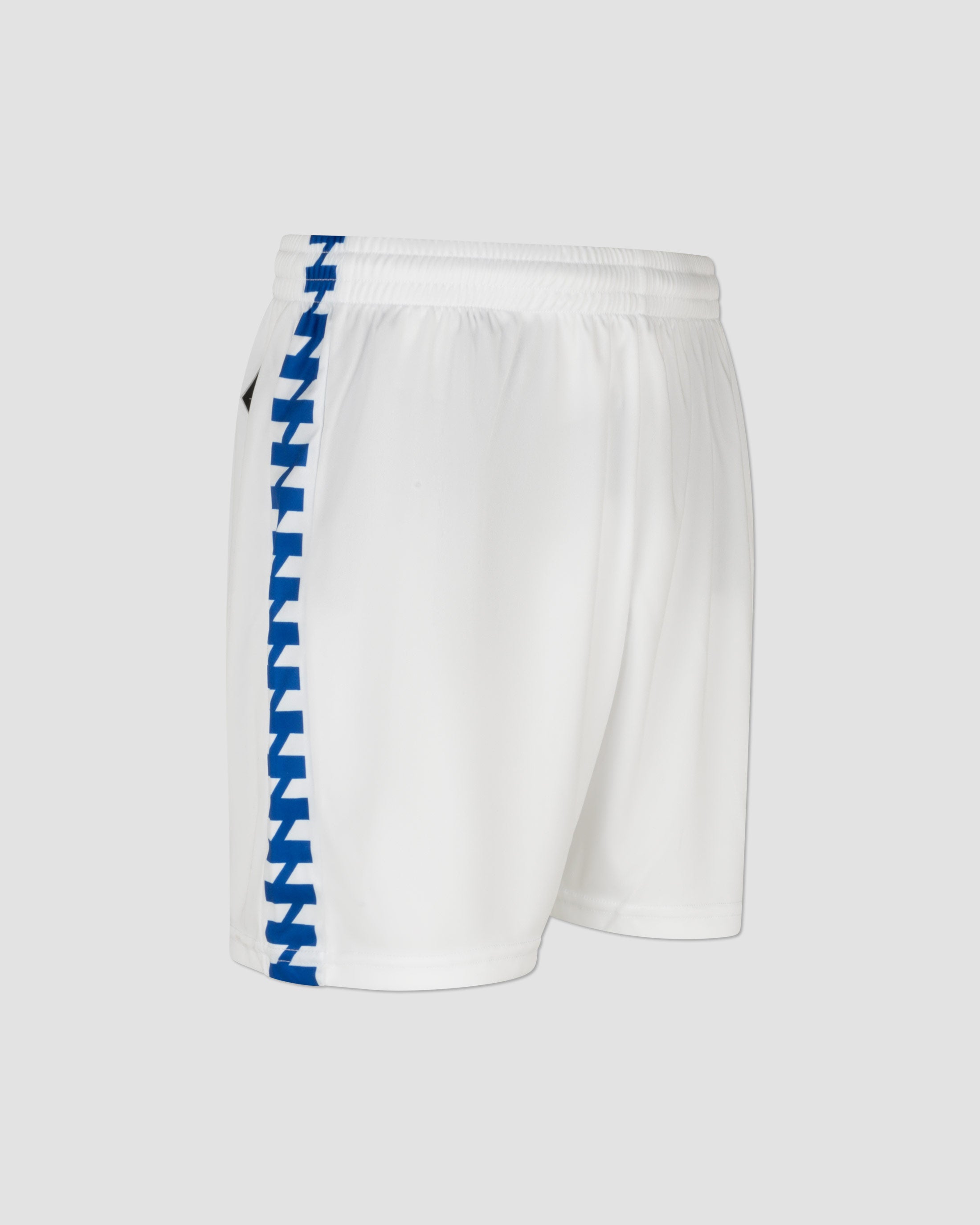 MEYBA Pantalón Corto Alpha Matchday Juvenil | Blanco/Azul