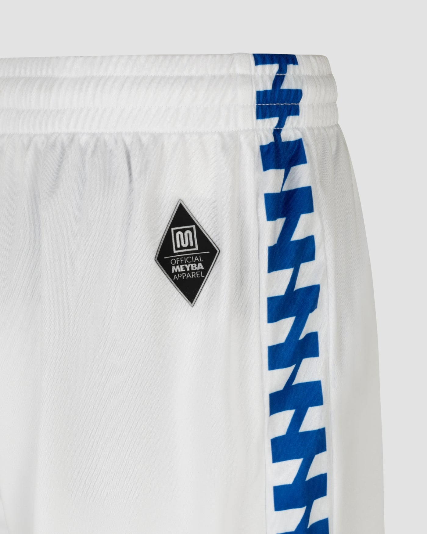 MEYBA Pantalón Corto Alpha Matchday Juvenil | Blanco/Azul