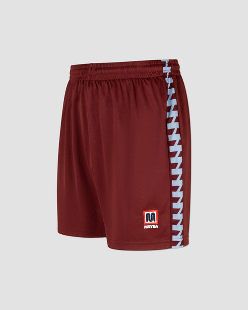 MEYBA Jeugd Alpha Matchday Short | Claret/Bluebell