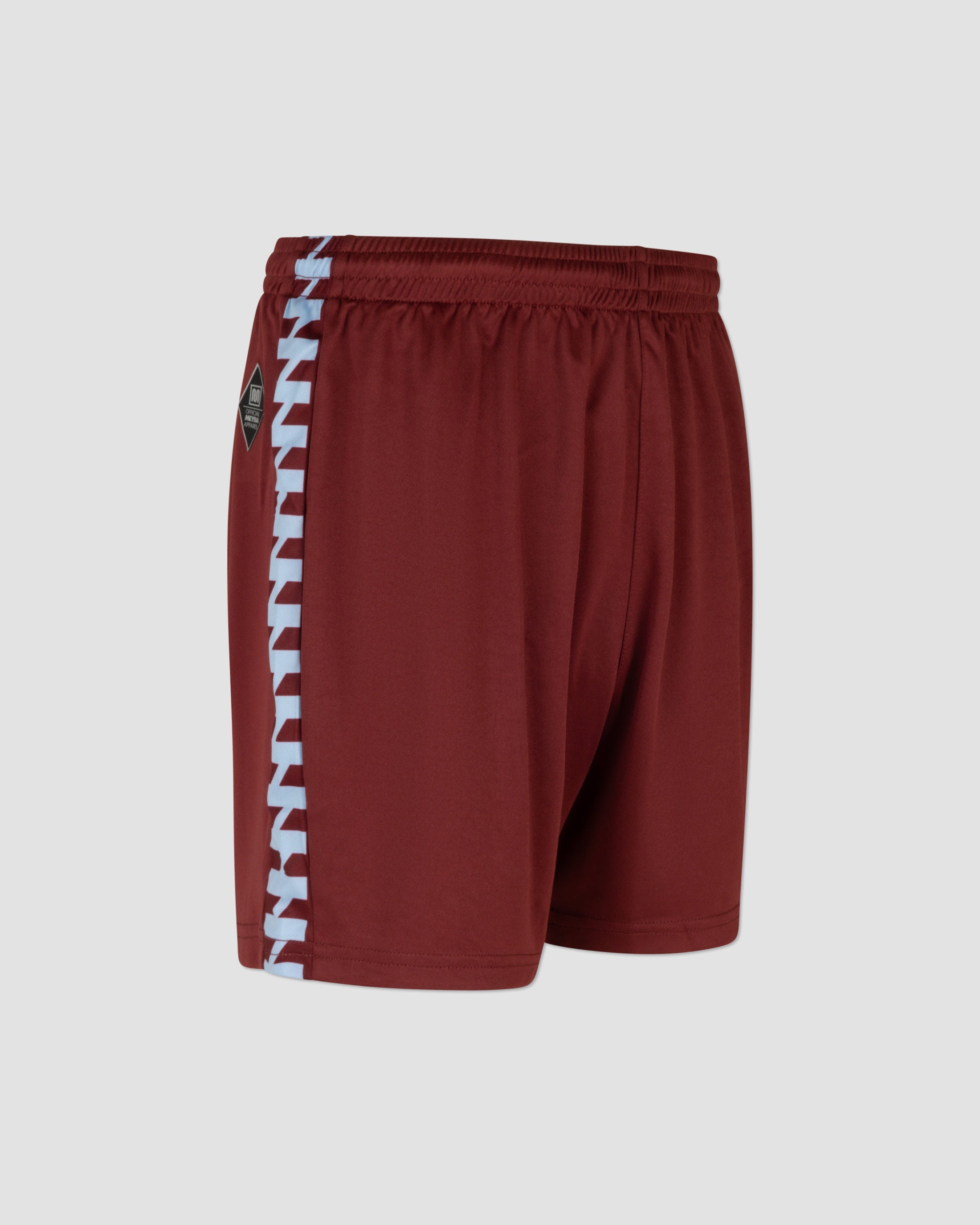 MEYBA Jeugd Alpha Matchday Short | Claret/Bluebell