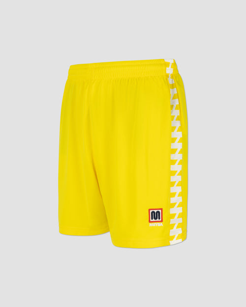 MEYBA Jeugd Alpha Wedstrijd Short | Geel/Wit