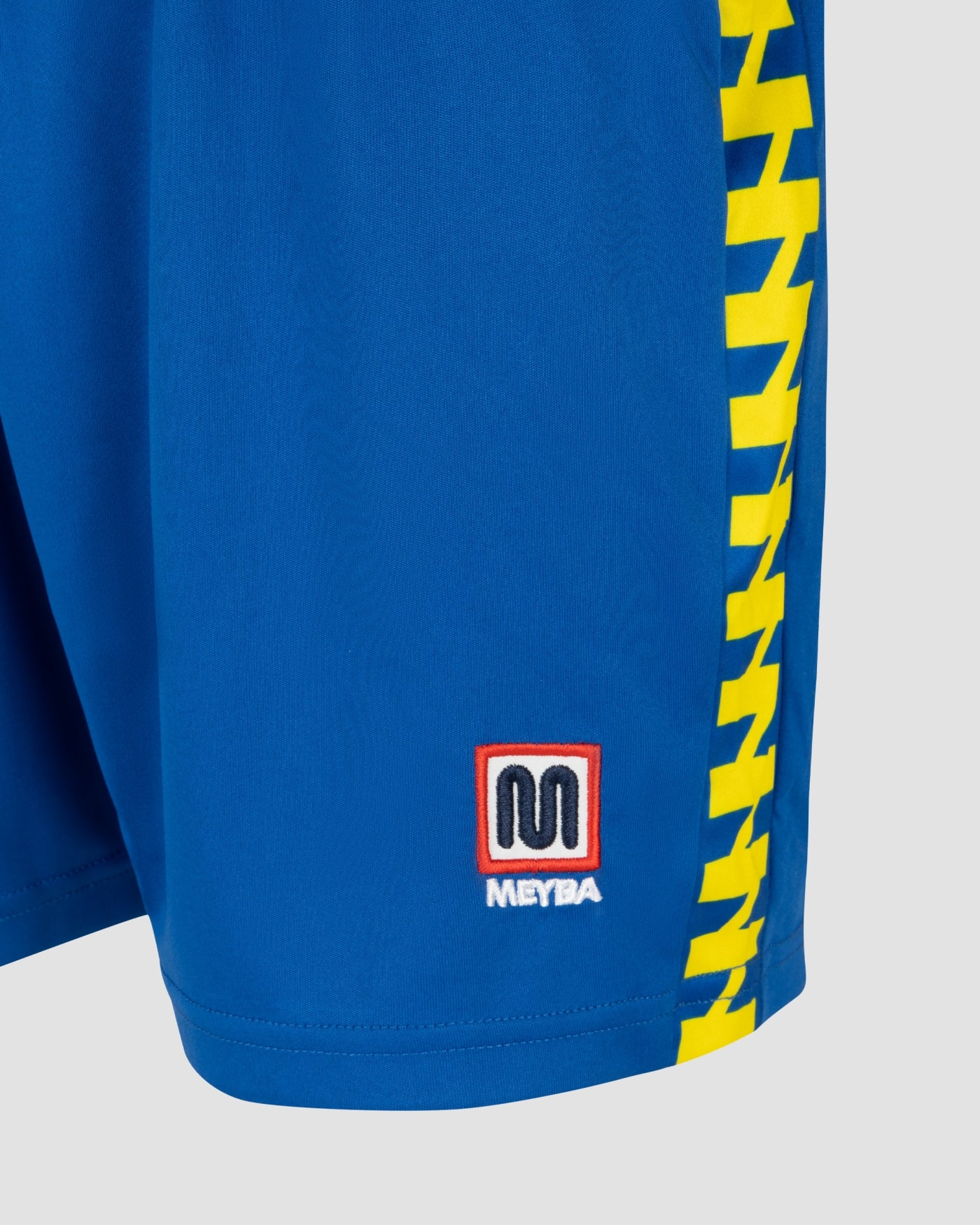 MEYBA Jeugd Alpha Wedstrijd Short | Blauw/Geel