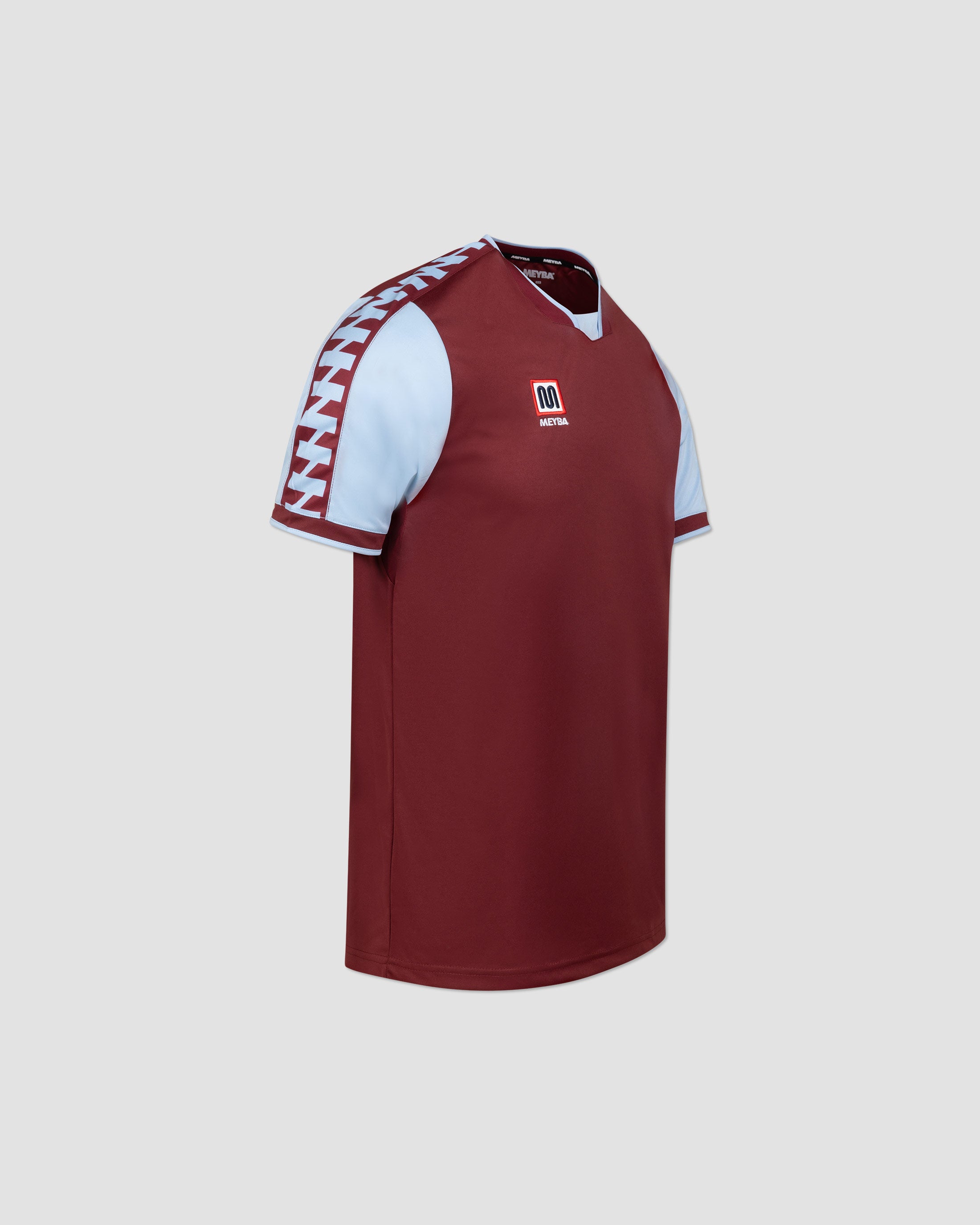 MEYBA Alpha Contrast Jersey | Claret/Bluebell