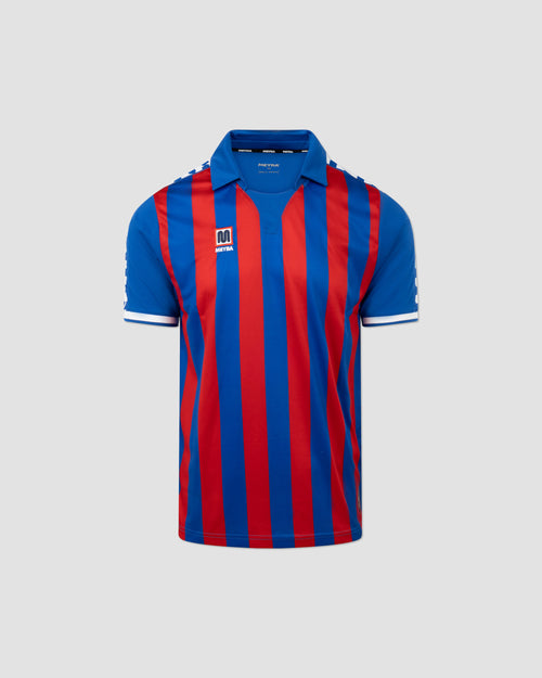 MEYBA Youth Alpha Stripe Jersey | Blue/Red