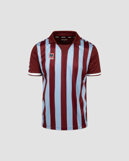 MEYBA Youth Alpha Stripe Jersey | Claret/Bluebell