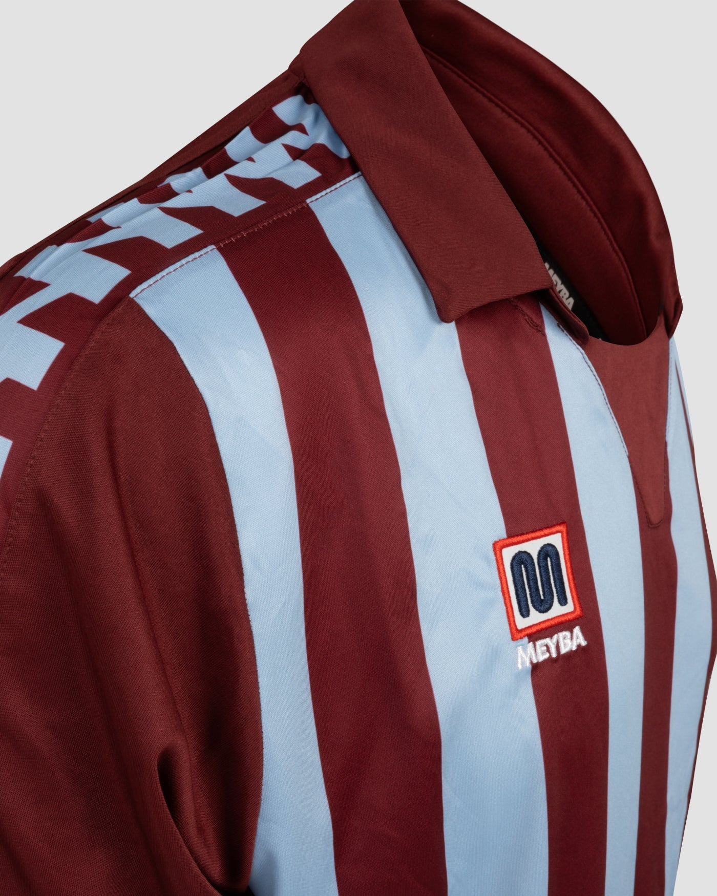 MEYBA Youth Alpha Stripe Jersey | Claret/Bluebell